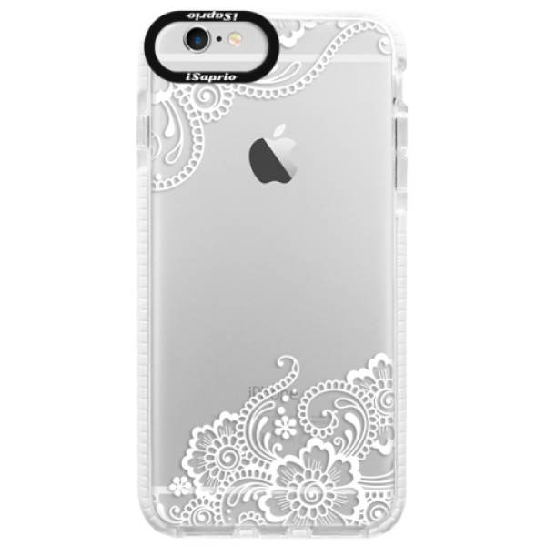 Silikónové púzdro Bumper iSaprio - White Lace 02 - iPhone 6/6S