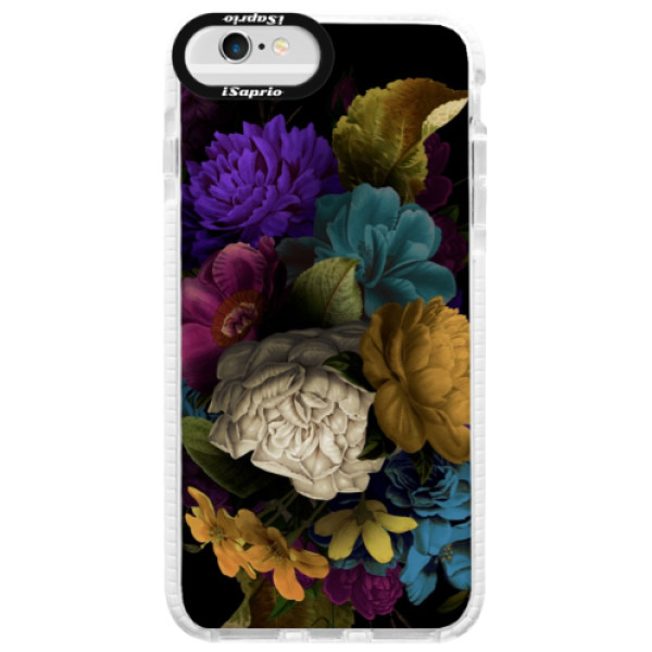 Silikónové púzdro Bumper iSaprio - Dark Flowers - iPhone 6/6S