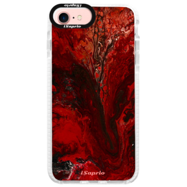 Silikónové púzdro Bumper iSaprio - RedMarble 17 - iPhone 7
