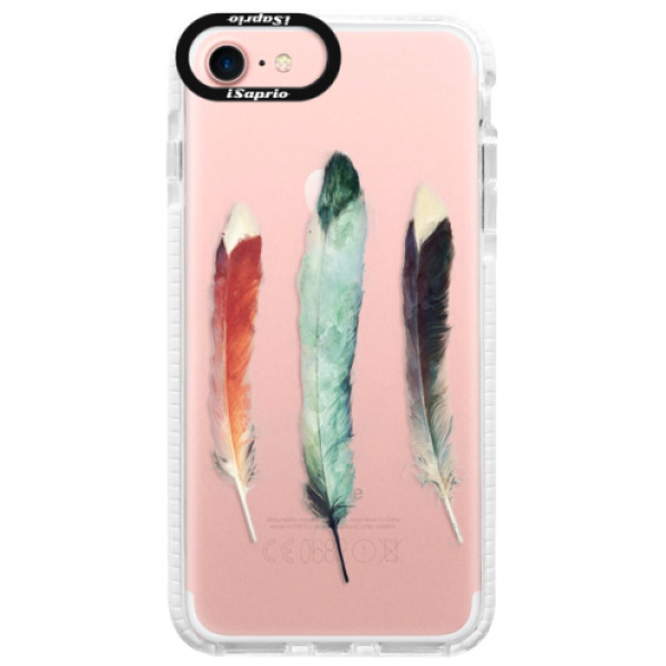 Silikónové púzdro Bumper iSaprio - Three Feathers - iPhone 7