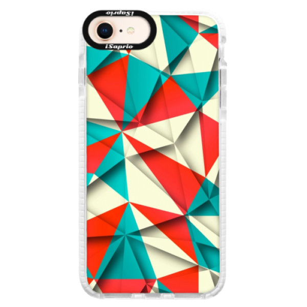 Silikónové púzdro Bumper iSaprio - Origami Triangles - iPhone 8