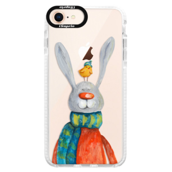 Silikónové púzdro Bumper iSaprio - Rabbit And Bird - iPhone 8
