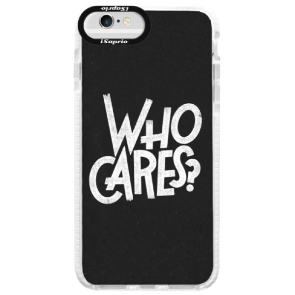 Silikónové púzdro Bumper iSaprio - Who Cares - iPhone 6 Plus/6S Plus