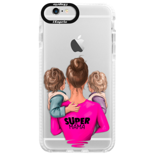 Silikónové púzdro Bumper iSaprio - Super Mama - Two Boys - iPhone 6 Plus/6S Plus