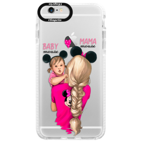 Silikónové púzdro Bumper iSaprio - Mama Mouse Blond and Girl - iPhone 6 Plus/6S Plus