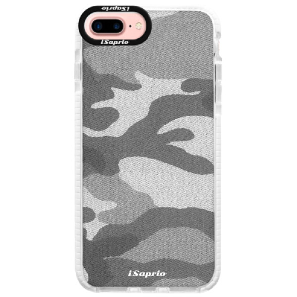 Silikónové púzdro Bumper iSaprio - Gray Camuflage 02 - iPhone 7 Plus