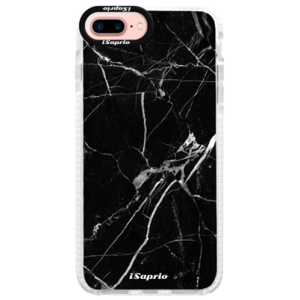 Silikónové púzdro Bumper iSaprio - Black Marble 18 - iPhone 7 Plus
