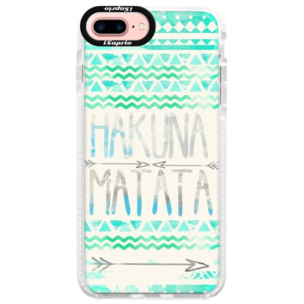 Silikónové púzdro Bumper iSaprio - Hakuna Matata Green - iPhone 7 Plus