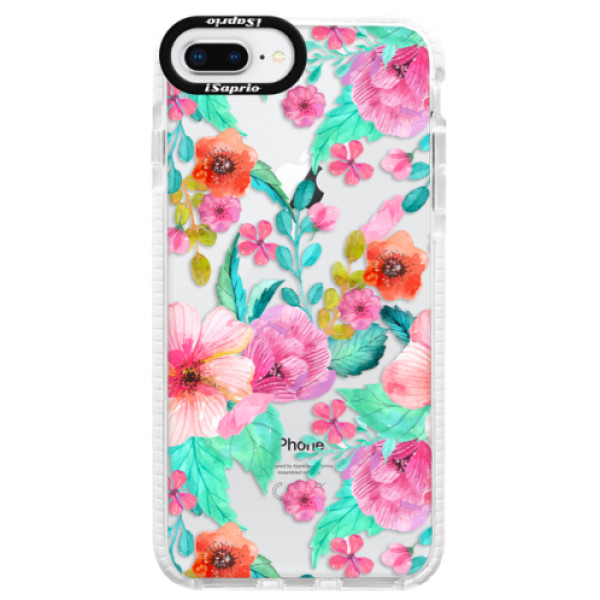 Silikónové púzdro Bumper iSaprio - Flower Pattern 01 - iPhone 8 Plus