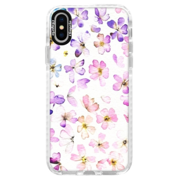 Silikónové púzdro Bumper iSaprio - Wildflowers - iPhone X