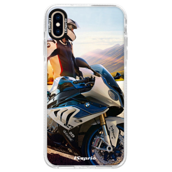 Silikónové púzdro Bumper iSaprio - Motorcycle 10 - iPhone XS Max