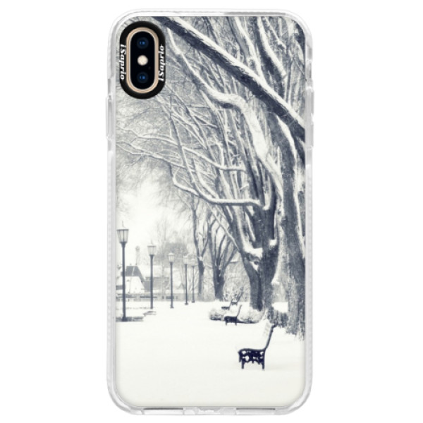 Silikónové púzdro Bumper iSaprio - Snow Park - iPhone XS Max