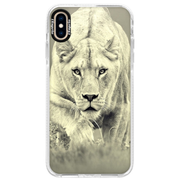 Silikónové púzdro Bumper iSaprio - Lioness 01 - iPhone XS Max