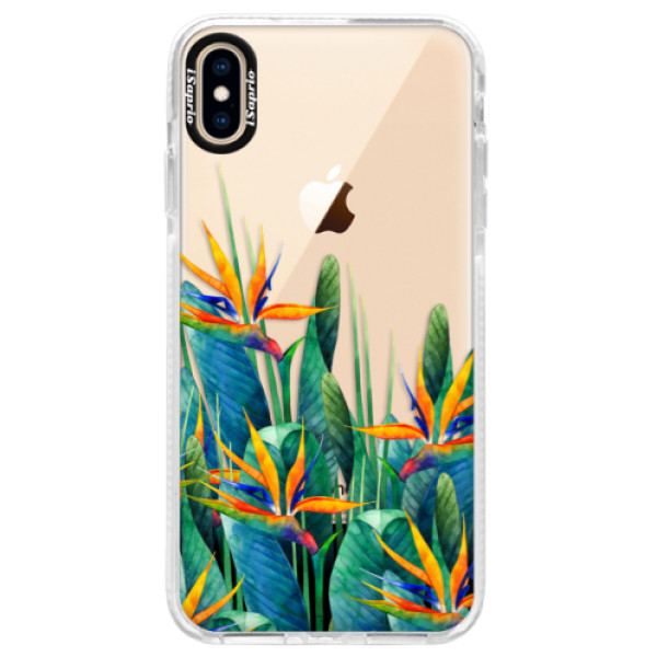 Silikónové púzdro Bumper iSaprio - Exotic Flowers - iPhone XS Max