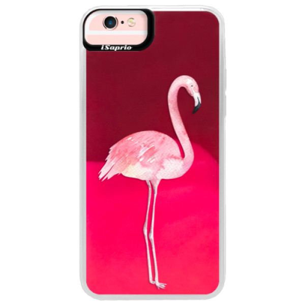 Neónové púzdro Pink iSaprio - Flamingo 01 - iPhone 6 Plus/6S Plus