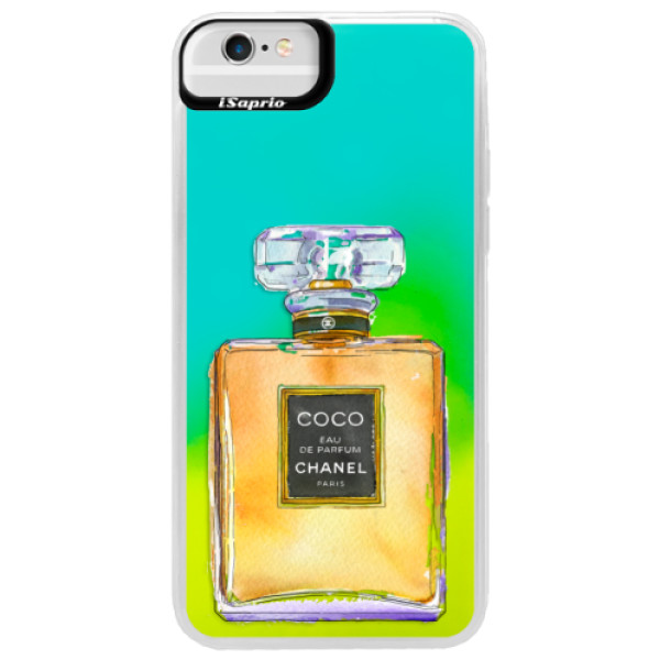 Neónové puzdro Blue iSaprio - Chanel Gold - iPhone 6 Plus/6S Plus