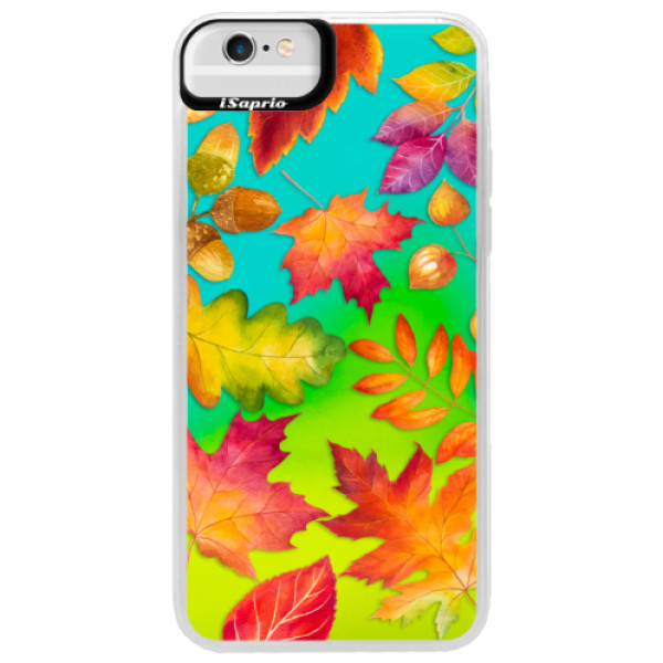 E-shop Neónové puzdro Blue iSaprio - Autumn Leaves 01 - iPhone 6 Plus/6S Plus
