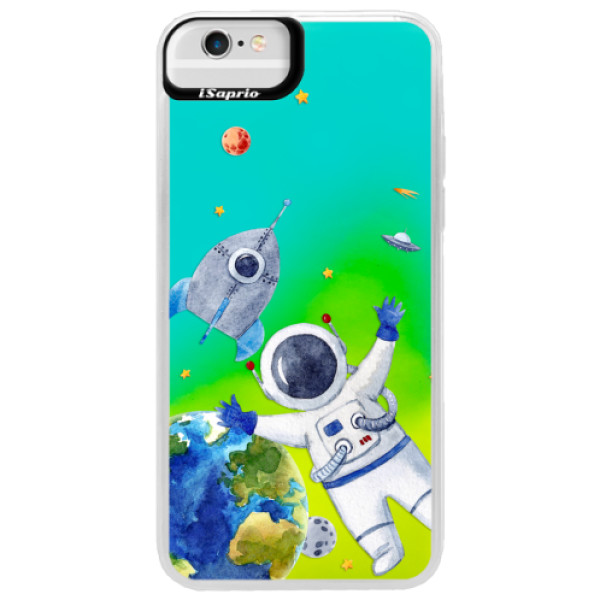Neónové puzdro Blue iSaprio - Space 05 - iPhone 6 Plus/6S Plus
