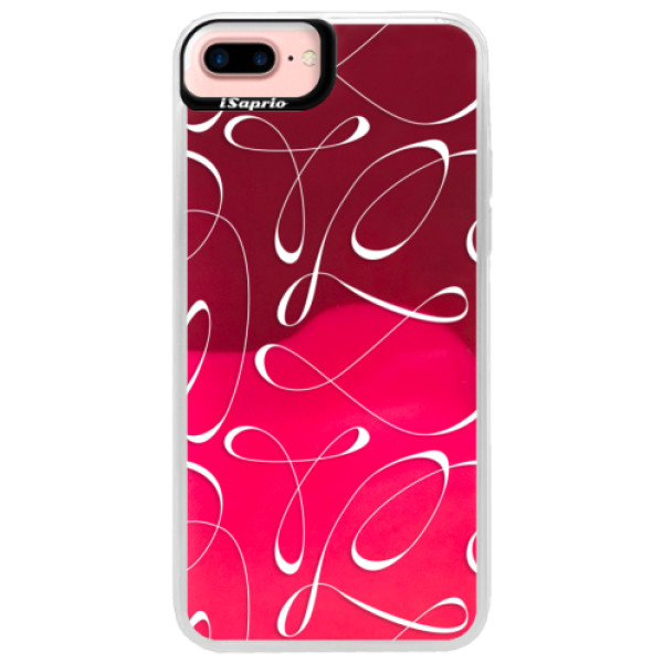 Neónové púzdro Pink iSaprio - Fancy - white - iPhone 7 Plus