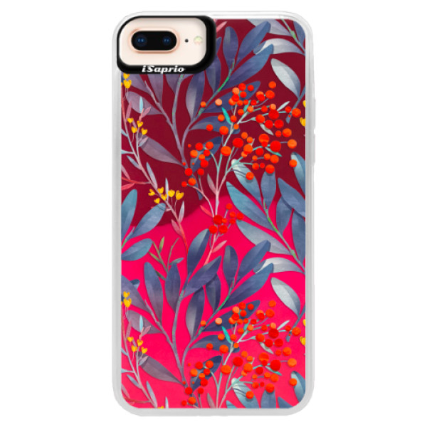 Neónové púzdro Pink iSaprio - Rowanberry - iPhone 8 Plus