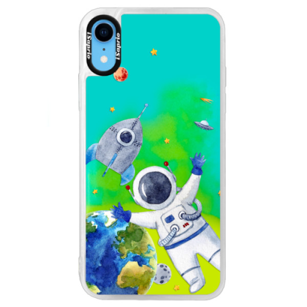 Neónové puzdro Blue iSaprio - Space 05 - iPhone XR