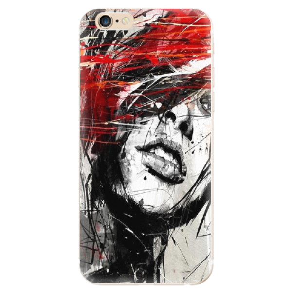 Odolné silikónové puzdro iSaprio - Sketch Face - iPhone 6/6S