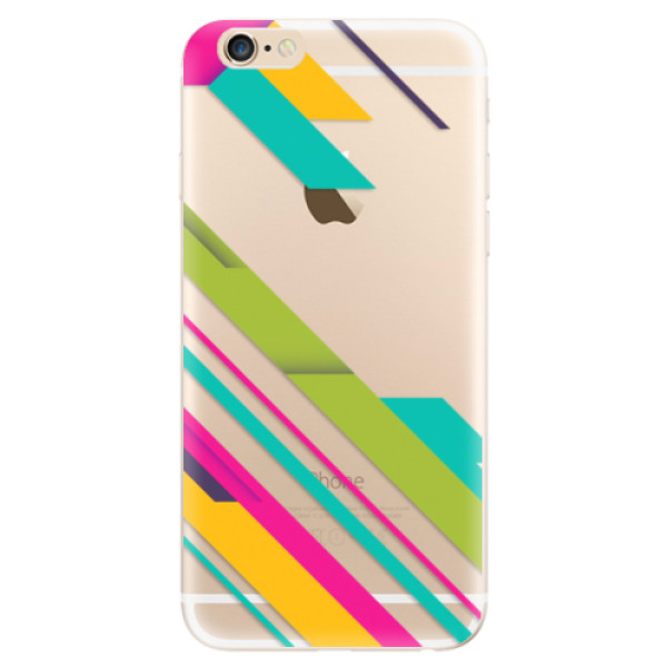 Odolné silikónové puzdro iSaprio - Color Stripes 03 - iPhone 6/6S