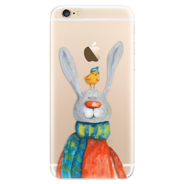 Odolné silikónové puzdro iSaprio - Rabbit And Bird - iPhone 6/6S