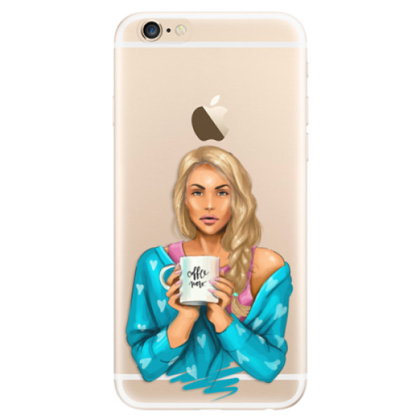 Odolné silikónové puzdro iSaprio - Coffe Now - Blond - iPhone 6/6S