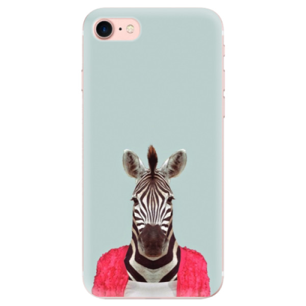 Odolné silikónové puzdro iSaprio - Zebra 01 - iPhone 7