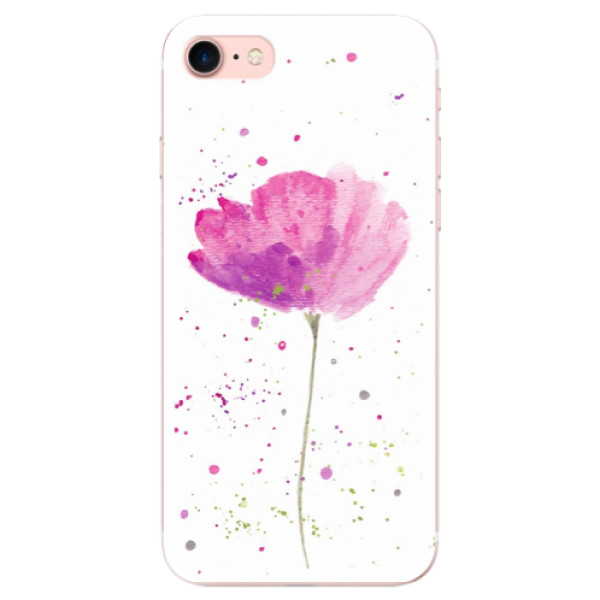 Odolné silikónové puzdro iSaprio - Poppies - iPhone 7