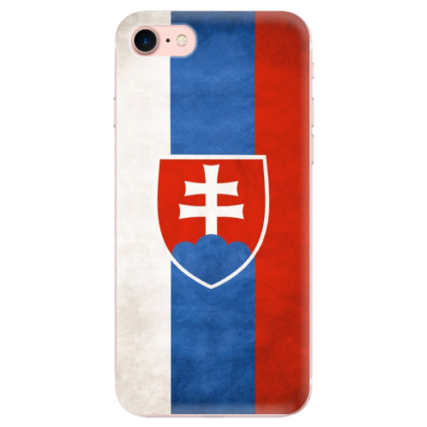 Odolné silikónové puzdro iSaprio - Slovakia Flag - iPhone 7