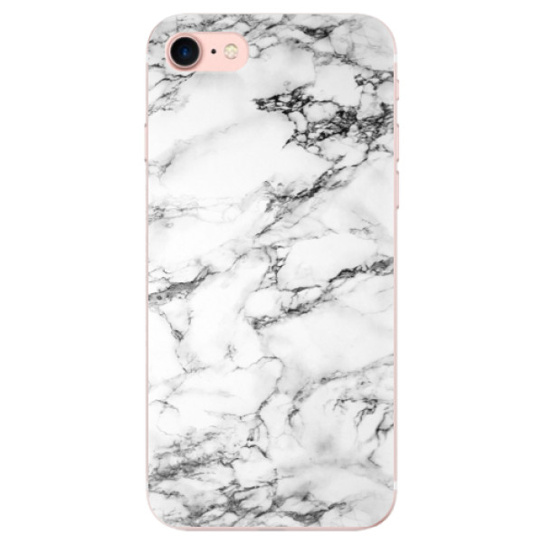 Odolné silikónové puzdro iSaprio - White Marble 01 - iPhone 7