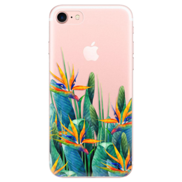 Odolné silikónové puzdro iSaprio - Exotic Flowers - iPhone 7