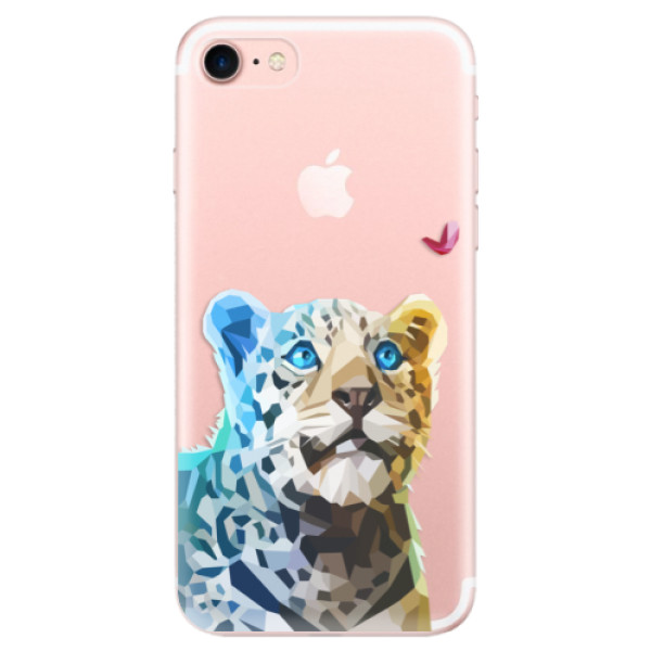 Odolné silikónové puzdro iSaprio - Leopard With Butterfly - iPhone 7