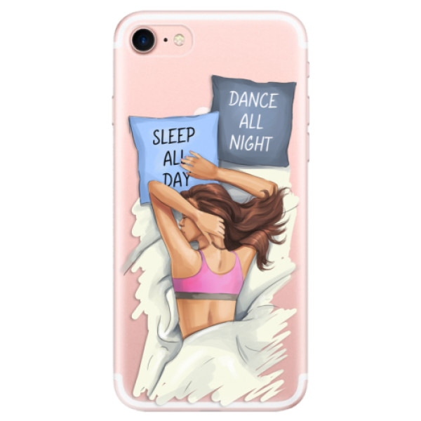 Odolné silikónové puzdro iSaprio - Dance and Sleep - iPhone 7
