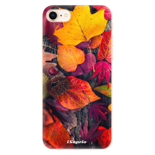 Odolné silikónové puzdro iSaprio - Autumn Leaves 03 - iPhone 8