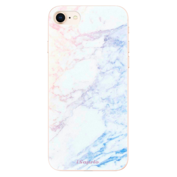 Odolné silikónové puzdro iSaprio - Raibow Marble 10 - iPhone 8