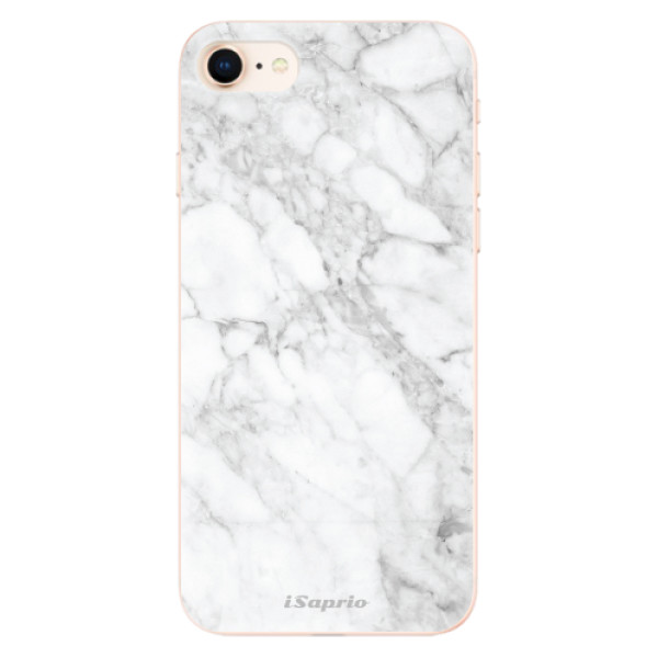 Odolné silikónové puzdro iSaprio - SilverMarble 14 - iPhone 8