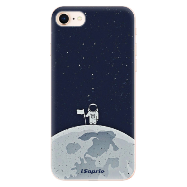 Odolné silikónové puzdro iSaprio - On The Moon 10 - iPhone 8