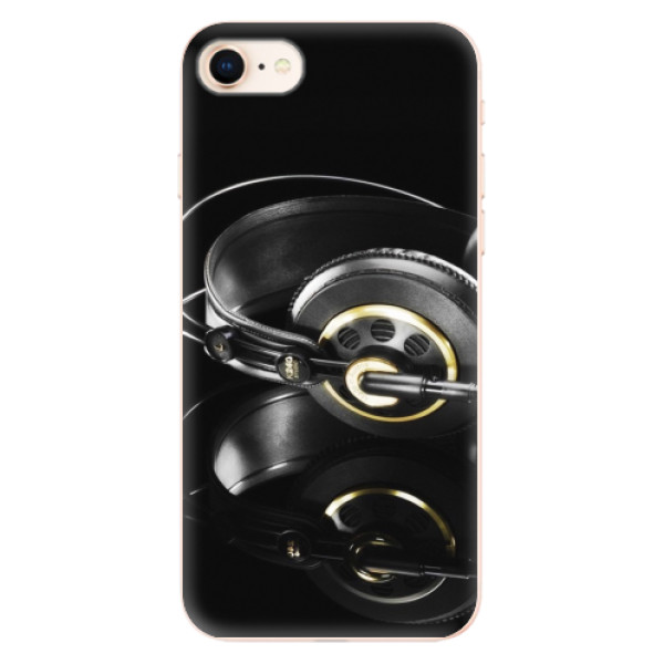 Odolné silikónové puzdro iSaprio - Headphones 02 - iPhone 8