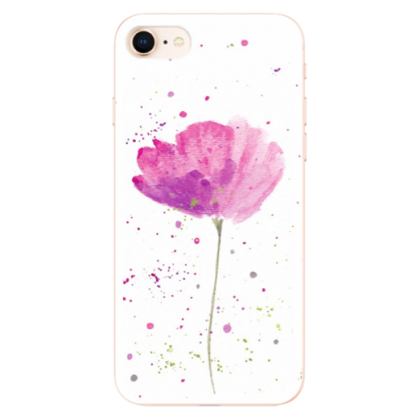 Odolné silikónové puzdro iSaprio - Poppies - iPhone 8