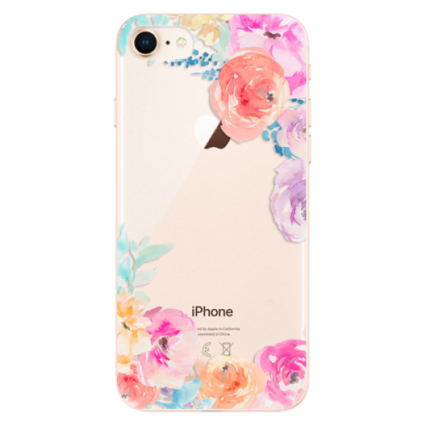 Odolné silikónové puzdro iSaprio - Flower Brush - iPhone 8