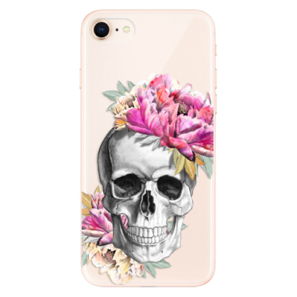 Odolné silikónové puzdro iSaprio - Pretty Skull - iPhone 8