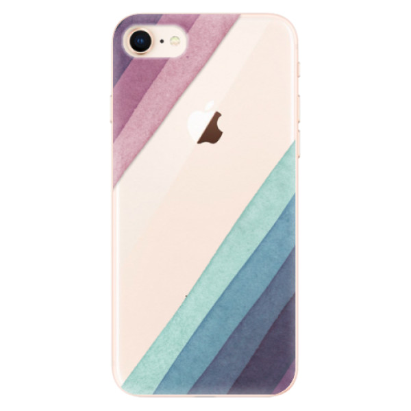 Odolné silikónové puzdro iSaprio - Glitter Stripes 01 - iPhone 8