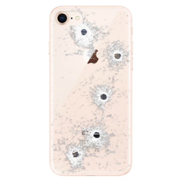Odolné silikónové puzdro iSaprio - Gunshots - iPhone 8