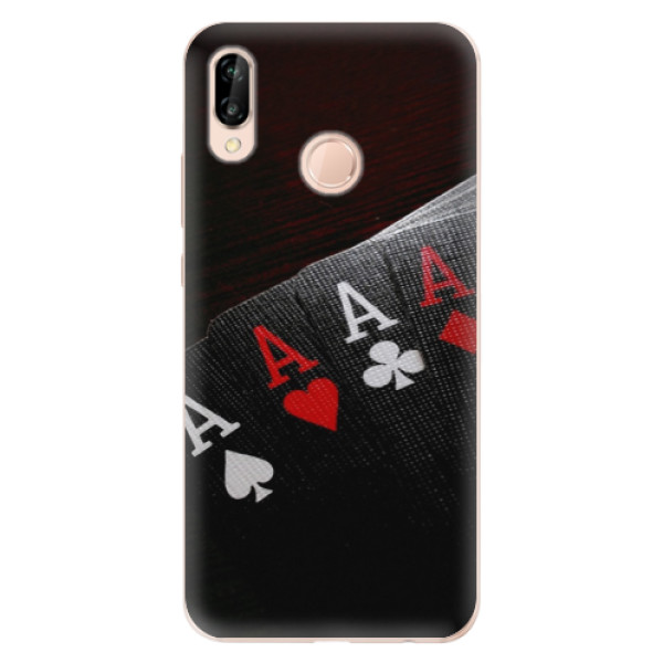 Odolné silikónové puzdro iSaprio - Poker - Huawei P20 Lite