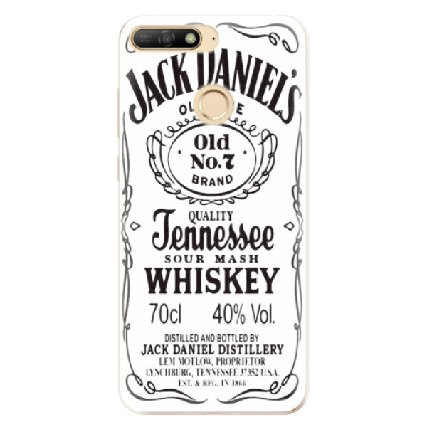 Odolné silikónové puzdro iSaprio - Jack White - Huawei Y6 Prime 2018