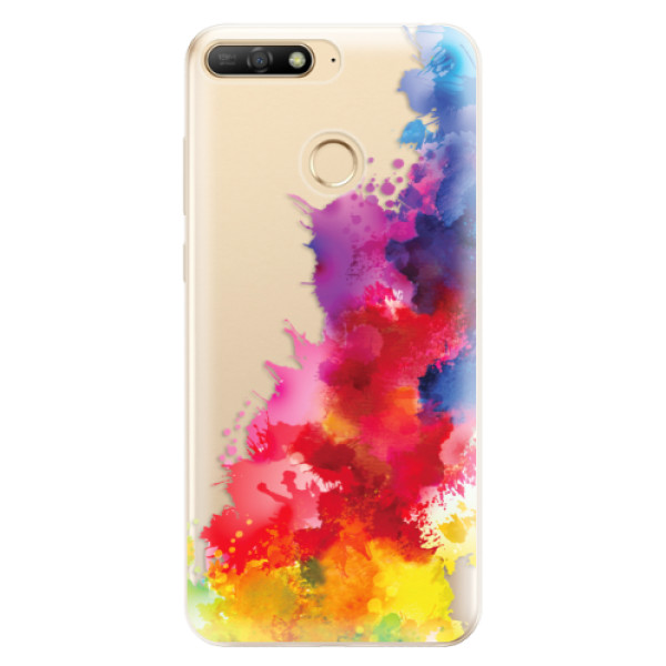 Odolné silikónové puzdro iSaprio - Color Splash 01 - Huawei Y6 Prime 2018