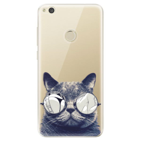 Odolné silikónové puzdro iSaprio - Crazy Cat 01 - Huawei P9 Lite 2017